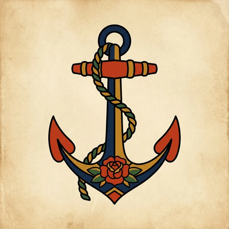 Traditional anchor flash